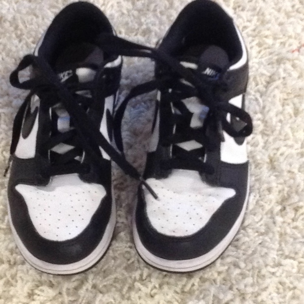Kids nike dunks panda